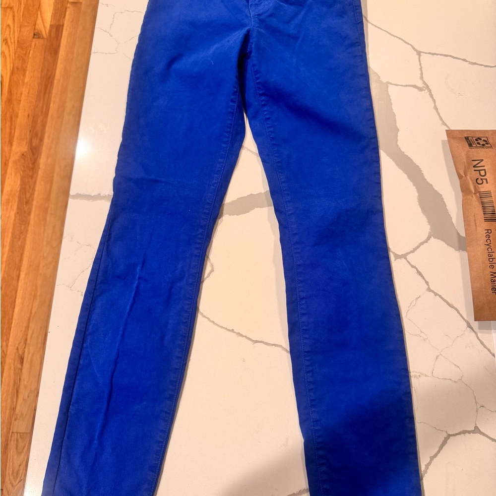 J Brand Women's Vibrant Blue Skinny Jeans ECU 26